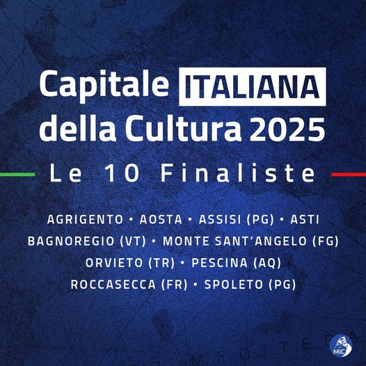 Italia - Capitale della cultura 2025: Roccasecca tra le 10 finaliste